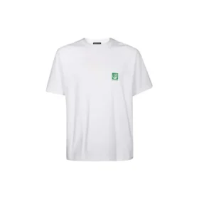 Logo Miljövänlig kortärmad unisex-tröja Vit 594579THV639000