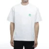 Logo Miljövänlig kortärmad unisex-tröja Vit 594579THV639000