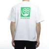 Logo Miljövänlig kortärmad unisex-tröja Vit 594579THV639000