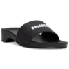 Logo Pool Clog Slides ”Black Rubber” 707094W1S9M1090
