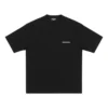 Logo-T-shirt, medium passform, ”svart” 612966TMVF41070