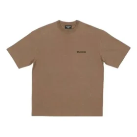 Logo-T-shirt, medium passform, ”Tan” 612966TMVF47761