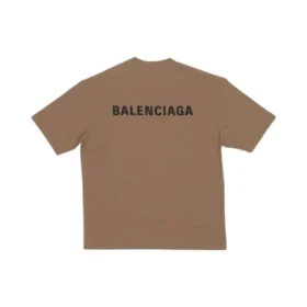 Logo-T-shirt, medium passform, ”Tan” 612966TMVF47761