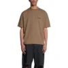 Logo-T-shirt, medium passform, ”Tan” 612966TMVF47761