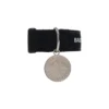 Logotyp-armband med mynt ”Black” 656450-TZ10Z-1268