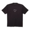 Lovey T-shirtar Large Fit ”Svart” 641675TQVV89034