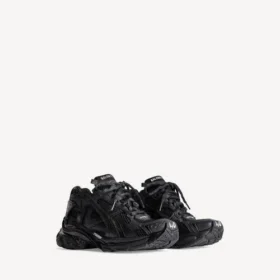 Löparsneakers för herr i svart