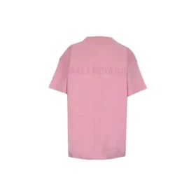 Löst sittande kortärmad tröja med alfabetlogotyp ”Pink” 612965TIVG55700