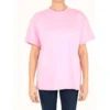 Löst sittande kortärmad tröja med alfabetlogotyp ”Pink” 612965TIVG55700