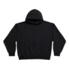 Luvtröja i medium passform ”Black Faded” 742603TOVF39034