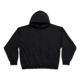 Luvtröja i medium passform ”Black Faded” 742603TOVF39034