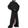 Luvtröja i medium passform ”Black Faded” 742603TOVF39034