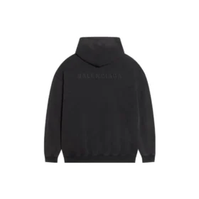 Luvtröja med broderad logotyp ”Black” 578135TLVB81146