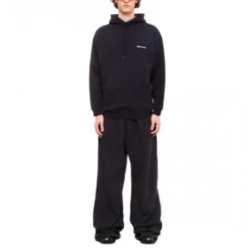 Luvtröja med broderad logotyp ”Navy” 570811TKVB53967
