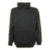 Luvtröja med broderad logotyp ”Washed Black” 570811TKVB58190