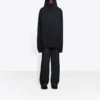 Luvtröja med broderat BB-märke ”Black” 620973TKV721069