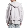 Luvtröja med dragkedja bak, normal passform ”Dirty White baby-pink” 803264TSVP12420