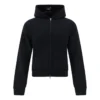 Luvtröja med dragkedja ”Black” 790382TQVN91000