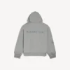 Luvtröja med dragkedja för män från Balenciaga i Balenciaga-grått med regelbunden passform Luvtröja med dragkedja för män från Balenciaga i Balenciaga-grått med regelbunden passform
