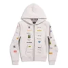 Luvtröja med dragkedja i affärsengelska ”Off White” 788243TQVH69016