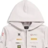 Luvtröja med dragkedja i affärsengelska ”Off White” 788243TQVH69016