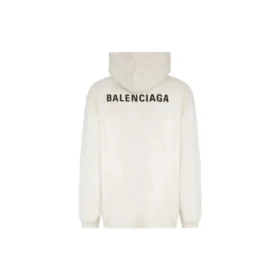 Luvtröja med logo på ryggen, normal passform ”Off White” 600583TMVF5-9069
