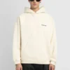 Luvtröja med logo på ryggen, normal passform ”Off White” 600583TMVF5-9069