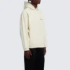 Luvtröja med logo på ryggen, normal passform ”Off White” 600583TMVF5-9069