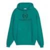 Luvtröja med logotyp, grön 556111TDV043068