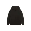Luvtröja med logotyp, medium passform ”Washed Black” 600583TLVB81146