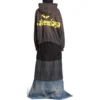 Luvtröja med riven ficka i Tape Type-stil, stor passform, ”Dark Grey” 744441TQVA98519
