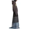 Luvtröja med riven ficka i Tape Type-stil, stor passform, ”Dark Grey” 744441TQVA98519