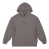 Luvtröja med ryggtryck, medium passform ”Grey” 600583TNVH11227