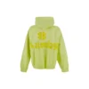 Luvtröja med sönderrivna fickor i Tape Type-stil, oversized ”Fluo Yellow” 744441TOVB17204