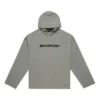 Luvtröja med suddat logo och sliten look ”Grey” 661711TKVD68174