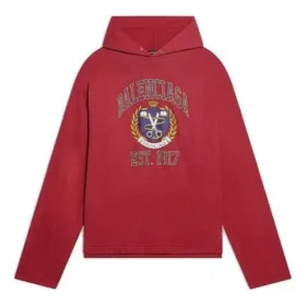 Luvtröjor med college-logotyp, grundad 1917, ”Red” 674685TLV896163