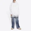 Luvtröjor med copyright-logotyp i medium passform ”White” 578135TIV559152