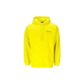 Luvtröjor med logo i medium passform ”Yellow” 600583TIV847440