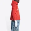 Maison Balenciaga kort luvtröja ”Cardi Red” 670946-TLVJ3-6441
