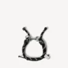 Malibu-armband i svart/vitt/glänsande silver Malibu-armband i svart/vitt/glänsande silver