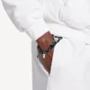 Malibu-armband i svart/vitt/glänsande silver Malibu-armband i svart/vitt/glänsande silver