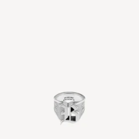 Melrose signetring i antiksilver