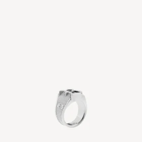 Melrose signetring i antiksilver