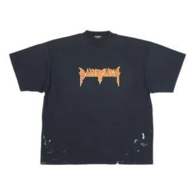 Metallica kortärmad T-shirt i oversized-passform ”Black Orange” 694576TMV880105