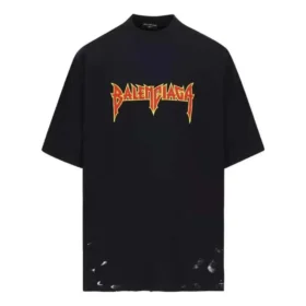 Metallica kortärmad T-shirt i oversized-passform ”Black Orange” 694576TMV881055