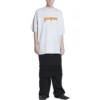 Metallica kortärmad T-shirt i oversized-passform ”White Orange” 694576TMV880901