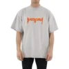 Metallica kortärmad T-shirt i oversized-passform ”White Orange” 694576TMV880901