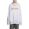 Metallica-luvtröja i oversized-passform ”Dirty White Orange” 697879TMV890901