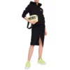 Miljövänliga gröna unisex-sandaler, svarta 556095THV641000