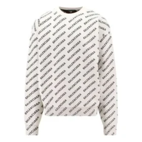 Mini Allover Logo Sweater ”White Black” 736247T32339054